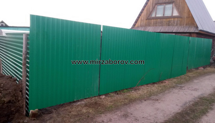 №1001 Забор в окрестностях с. Корнилово