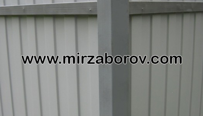 №10013 Забор в п. Апрель г. Томск