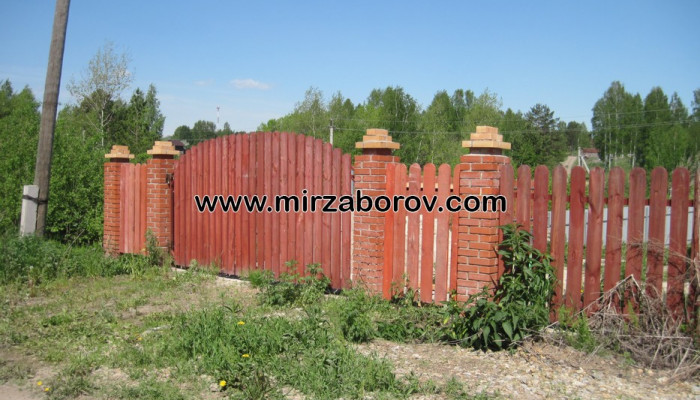 № 10014 Забор на винтовых сваях в Просторном г. Томск