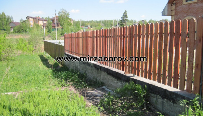 № 10014 Забор на винтовых сваях в Просторном г. Томск
