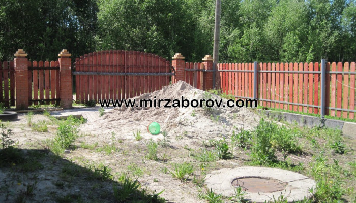 № 10014 Забор на винтовых сваях в Просторном г. Томск