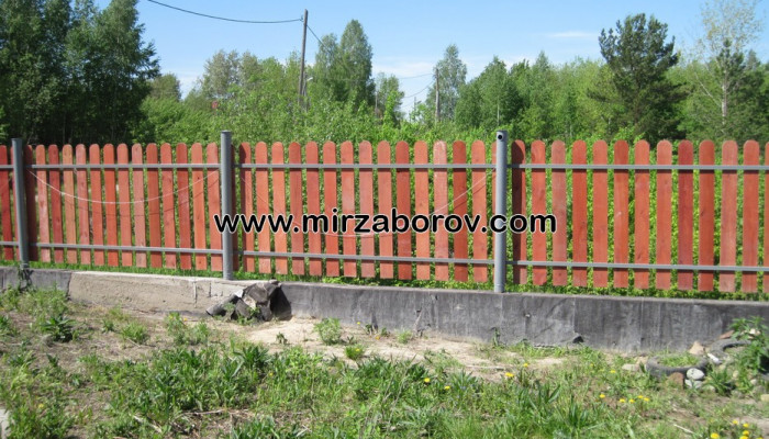 № 10014 Забор на винтовых сваях в Просторном г. Томск