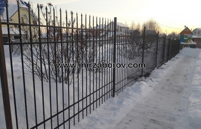 № 4002 Сварной забор в Томске. Район Заварзино