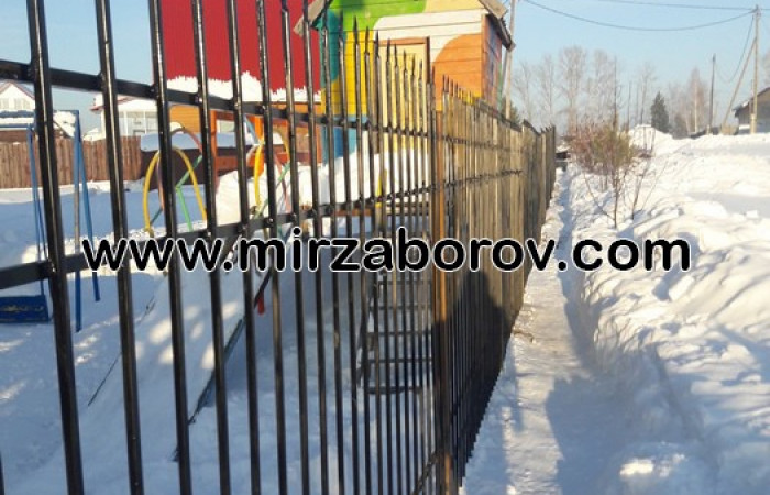№ 4002 Сварной забор в Томске. Район Заварзино